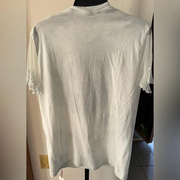 NWT LoveShackFancy Size Large Vintage Music Tee - Perfect for Festival Season! - Picture 3 of 12